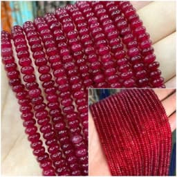 2x4MM 4x6MM 5X8MM Abacus Natural Stone Tourmaline Chalcedony Loose Space Beads for Jewelry Making Diy Bracelet Accessories 15''