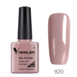 VENALISA Semi Transparent French Pink Color Rubber Base Coat Nail Gel Polish Jelly Nail Camouflage Soak off UV LED Nail Gel