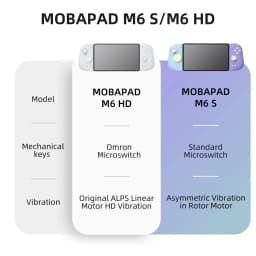 Mobapad M6 / M6S HD Joycons Support For Nintendo Switch Controller Adjustable Joystick Hall Effect Controller M6S Gamepad