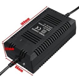 36V 2A Electric Car Charge Smart Lead Acid Battery Charger GX12 12mm Connector EU Plug For 10AH 12AH 14AH 20AH AGM Gel Battery