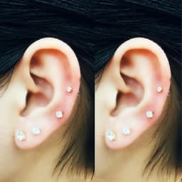 4 Pairs/set Elegant & Sparkling Faux Diamond Stud Earrings - Hypoallergenic Stainless Steel for Everyday Glamor & Special Occasi