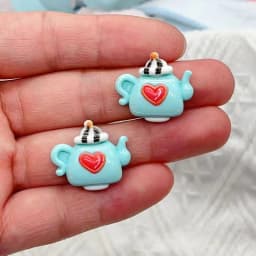 10Pcs Cartoon Animal Resin Charms Kawaii DIY Decor Accessories Earring KeyChain Necklace Trinket Pendant Jewelry Findings charms