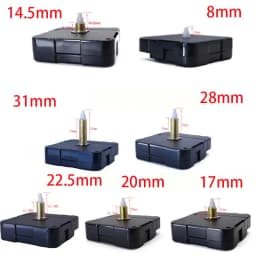 DIY Wall Clock Replacement Movement Parts Repair Quartz Time Hands Clock Motor 20mm Maximum Dial Thickness 31mm Shaft Length