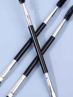 3PCS Professional Single Double End Angle Eyebrow Eyelash Makeup Brush High Quality Eyebrow Pencil Eyeliner Brush