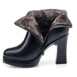 DIMANYU Women Winter Boots 2026 New High Heel Ankle Boots Women Warm Wool Platform Women's Fashion Normal Boots Shoes