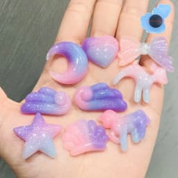 High Quality 1PCS Moon Shell Bowknot Boys Girls Garden Shoes Charms Star Resin Sandals Accessories Holiday Gifts