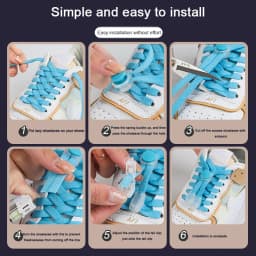 Classic Lock Shoelaces Bread Buckle Shoe Laces Sneakers Flat No Ties Shoelace Kids Adult Quick Lazy Lace for Shoes Accessories