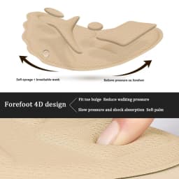 Women Forefoot Half Insoles for Shoes Shoe Size Reduce Insert Shoe Pads Comfort High Heels Toe Protector Cushion Foot Care Pad