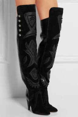 Fashion Sexy Women Boots Women Shoes Winter High Heels Appliques Slip-on Pointed Toe New Arrivals Special Solid Knee-high Ankle