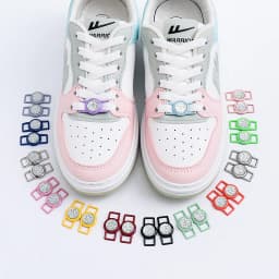 Luxurious Gemstone Diamond Shoelaces Decorative Metal Buckle Shoe Charms Color Shoelace DIY Sneaker Kits Shoe Accessories