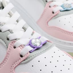 Luxurious Gemstone Diamond Shoelaces Decorative Metal Buckle Shoe Charms Color Shoelace DIY Sneaker Kits Shoe Accessories