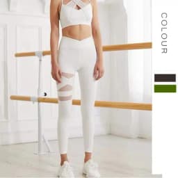 Hollow X Out Yoga Pants V Look Leggings For Women Sport Fitness Yoga Legging High Waist Squat Proof Sports Tight Workout Leggins