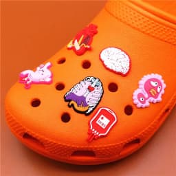 1pcs Human Organs Shoe Charms Heart Brain Stomach PVC Shoe Accessories Decoration Clog Pins Fit Party Kids Gifts