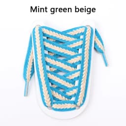 New Flat Shoelaces for Sneakers Striped Twist Weave Shoe Laces Shoelace for Women Man Textured Classic Wide 1.5cm Shoestrings