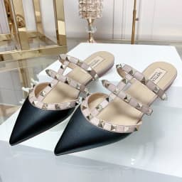 Women's Sandals Summer Luxury Shoes Woman 2026 Trend Ankle Strap Rivets Flat Shoes Brand Design Slippers Ladies Shoes Women