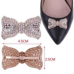 Newest Shoe Clip Wedding Shoes High Heel Women Bride Decoration Rhinestone Shiny Decorative Clips Charm Buckle shoe accessoires