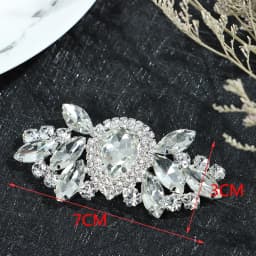 Newest Shoe Clip Wedding Shoes High Heel Women Bride Decoration Rhinestone Shiny Decorative Clips Charm Buckle shoe accessoires