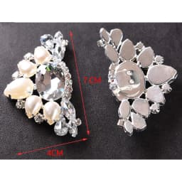 Newest Shoe Clip Wedding Shoes High Heel Women Bride Decoration Rhinestone Shiny Decorative Clips Charm Buckle shoe accessoires
