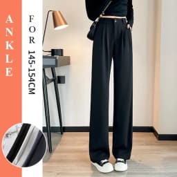 Suit Pants For Women Wide Leg Straight Pencil Pants High Waisted Casual Pants Suit Office Lady Korean Style Y2K Women Trousers