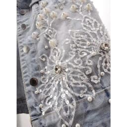 Heavy Industry Nail Bead Flower Women's Denim Vest 2023 Spring Summer New Short Sleeveless Jacket Broken Hole Waistcoat Female
