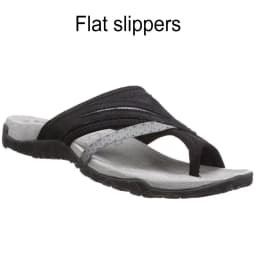 Women's Orthotics Sandals Correction Cotton Cloth Fabric Open Toe Slippers Flat Heel Flip Flops Summer Casual Beach Shoes