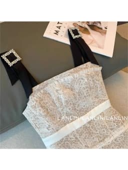 French Vintage Dresses Women Fashion Sexy Lace Sleeveless Elegant Mini Frocks 2023 Summer Slim Party A-line Vestidos Y2k Mujer