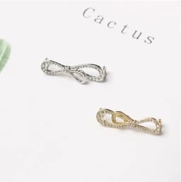 Shoelaces Decoration Metal Shoelace Buckle Pearl Bow Shoe Accessories Shiny Rhinestones Women Shoes Decorative Accessory 1Pcs