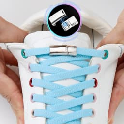 New Magnetic Lock No Tie Shoe Laces Elastic ShoelacesFor Sneake Without Ties Shoelace on Magnets Kids Adult Boots Sneakers Laces