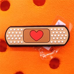 Original 1pcs Band-aid PVC Shoe Charms Decorations Pins Chest X-ray Designer Shoes Buckle Accessories Clog Badges Accessory