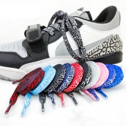 Bursting Texture Rubber Shoelaces Leopard Laces for Sneakers AF1 Men Women Sport Basketball Shoe Laces 120/140/160cm Accessories