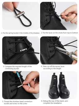 NEW Elastic buckle Shoe laces Metal Lock Button Shoelace No Tie ShoeLaces Kids Adult Quick Lazy Sneakers Boots Laces Shoestrings
