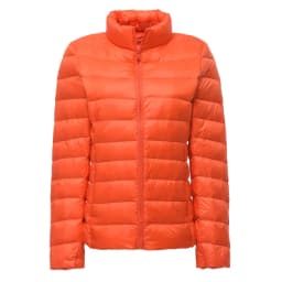 Winter Women White Duck Down Jacket Soft Light Weight Korean Version Stand Collar Short Down Coat S-8XL