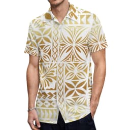 Custom Logo Pacific Island Art Sustainable Ruffle Sleeve Dress Hawaii Tribal Polynesian Hibiscus Sublimation Print Short Dresses