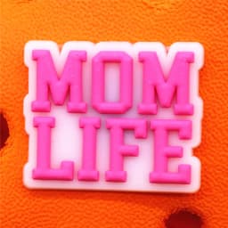 1Pcs PVC Bloody Lips Lovely Styles Sandals Shoe Charms Accessories Pink Mama Cookie Bonfire Clogs Shoe Buckle Fit Kids Gifts