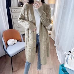 Autumn winter new fund restores ancient ways day department languid is lazy add thick loose all match long paragraph outside tak