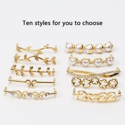 1 Pc Rhinestone Pearl Shoelace Decor Clips, Shiny Decorative Buckle Charms, DIY Shoe Accessories for Women Girls Sneakers