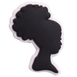 1pcs Black Girl Magic Crown Queen PVC Accessories Shoe Charms Garden Shoes Buckle Decorations fit Wristband Party Kid's Gifts