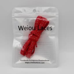Premium Weiou Laces Dot Sprayed Splashing Flat Shoelaces 8mm Printed Spattering Durable Sneaker Bootlaces Adult Shoe Accessories
