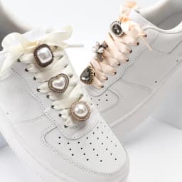Antique Pearl Diamond Shoe Buckle Crystal Gem Shoelace Decorative Flower Rhinestones Shoelaces Decoration Shoe Charms Accessorie