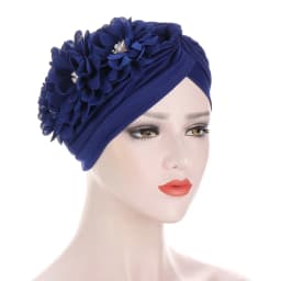 2020 cotton solid folds pearl muslim turban scarf women islamic inner hijab caps Arab wrap head femme musulman turbante mujer