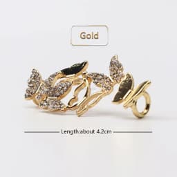 Shoelaces Clips Decorations Charms Rhinestones Shoe Charms Faux Jeweled Sneakers Girl Gift DIY Lace Buckle Shoes Accesories 1Pcs
