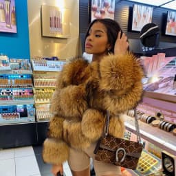 HOOOFUR Fur Coat Women's Jacket Faux Winter Women Short Warm Thick Raccoon Fake Fur Coat 2024 Brown