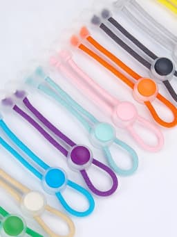 No tie Shoeaces Elastic Round Tieless Shoe Laces Sneakers Spring Lock Shoelace Quick Without ties Shoe Lace For Kids Adult New