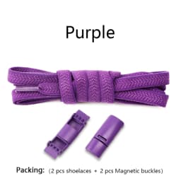 New Magnetic Lock Buckle Shoelace Small White Sneakers Shoes Lace Children Adult Elastic Shoelaces Free Tie Artifact Accessories