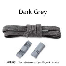 New Magnetic Lock Buckle Shoelace Small White Sneakers Shoes Lace Children Adult Elastic Shoelaces Free Tie Artifact Accessories