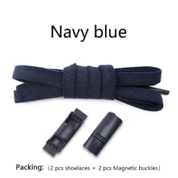 New Magnetic Lock Buckle Shoelace Small White Sneakers Shoes Lace Children Adult Elastic Shoelaces Free Tie Artifact Accessories