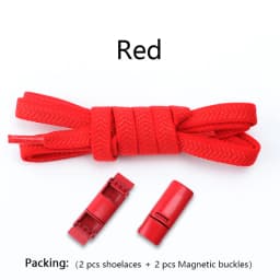 New Magnetic Lock Buckle Shoelace Small White Sneakers Shoes Lace Children Adult Elastic Shoelaces Free Tie Artifact Accessories