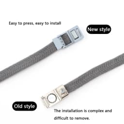 New Magnetic Lock Buckle Shoelace Small White Sneakers Shoes Lace Children Adult Elastic Shoelaces Free Tie Artifact Accessories