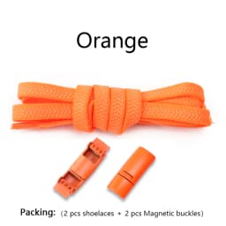 New Magnetic Lock Buckle Shoelace Small White Sneakers Shoes Lace Children Adult Elastic Shoelaces Free Tie Artifact Accessories
