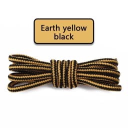 New Round Shoelaces Striped Double Color Shoe Laces Outdoor Hiking Leisure Boots Shoes Lace Sneakers Casual Shoelace Accessories